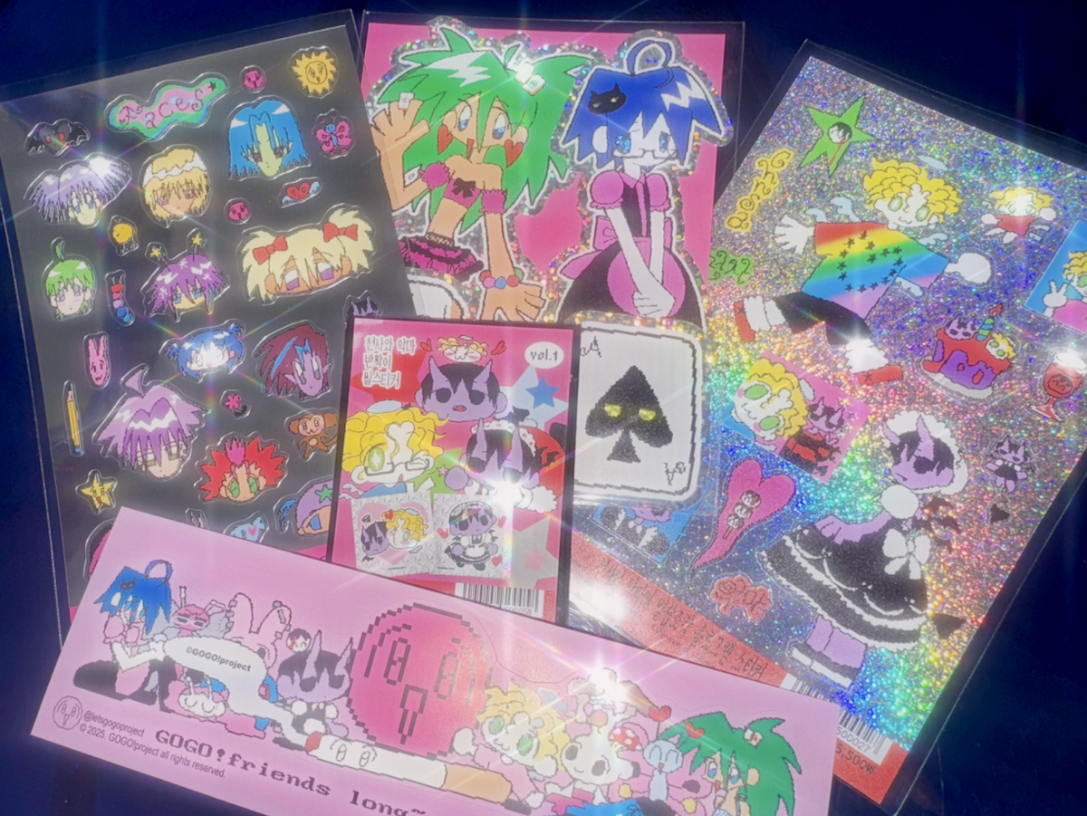 "GOGO!friends" long~sticker - GOGO!Project