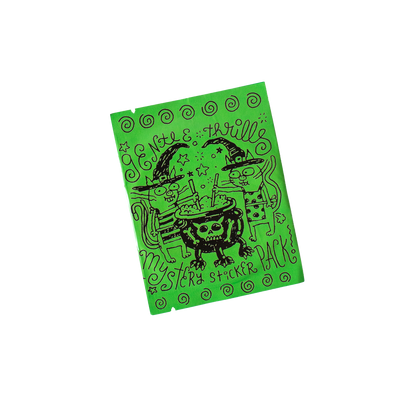 Mystery halloween sticker pack - gentle thrills